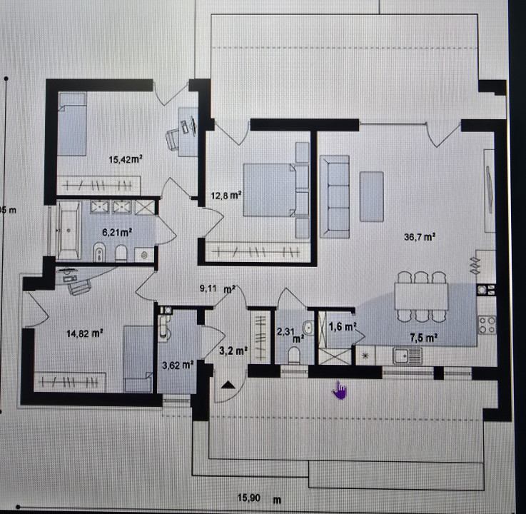 Casa Premium 4 camere - Saldabagiu de Munte, liniste, view spectaculos