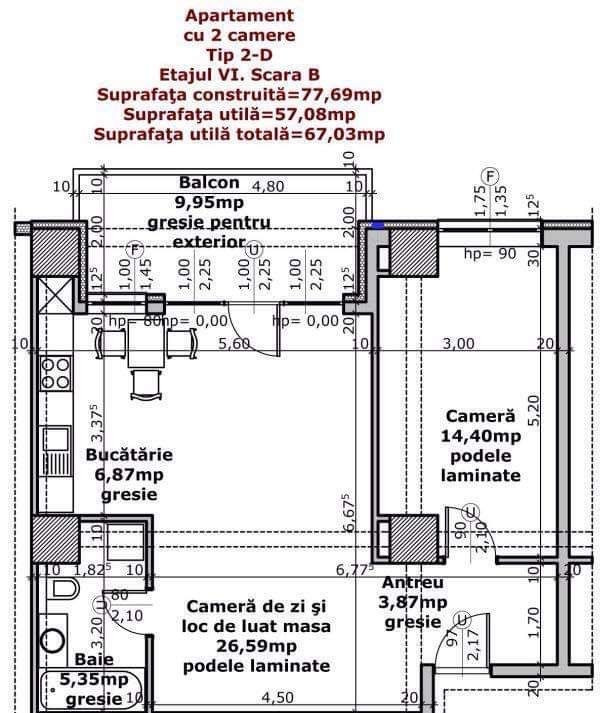 Apartament 2 camere, Iosia Rezidential - bloc nou