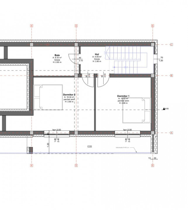 Casa tip duplex, pe dealurile Oradiei, Str. Renasterii