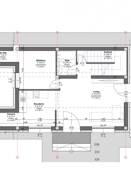 Casa tip duplex, pe dealurile Oradiei, Str. Renasterii