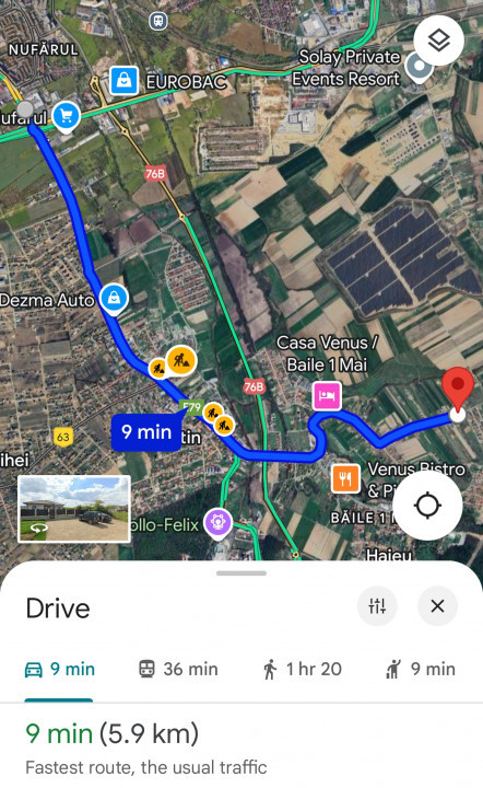 Oportunitate - Teren intravilan – 5972 mp – Rontău, Băile 1 Mai 